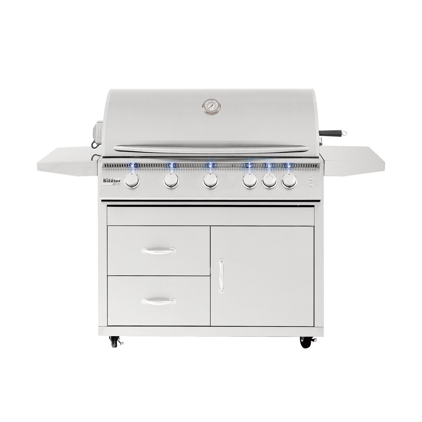 Summerset Sizzler Pro 40 Inch Freestanding Grill with Cart CART-SIZ40-DC