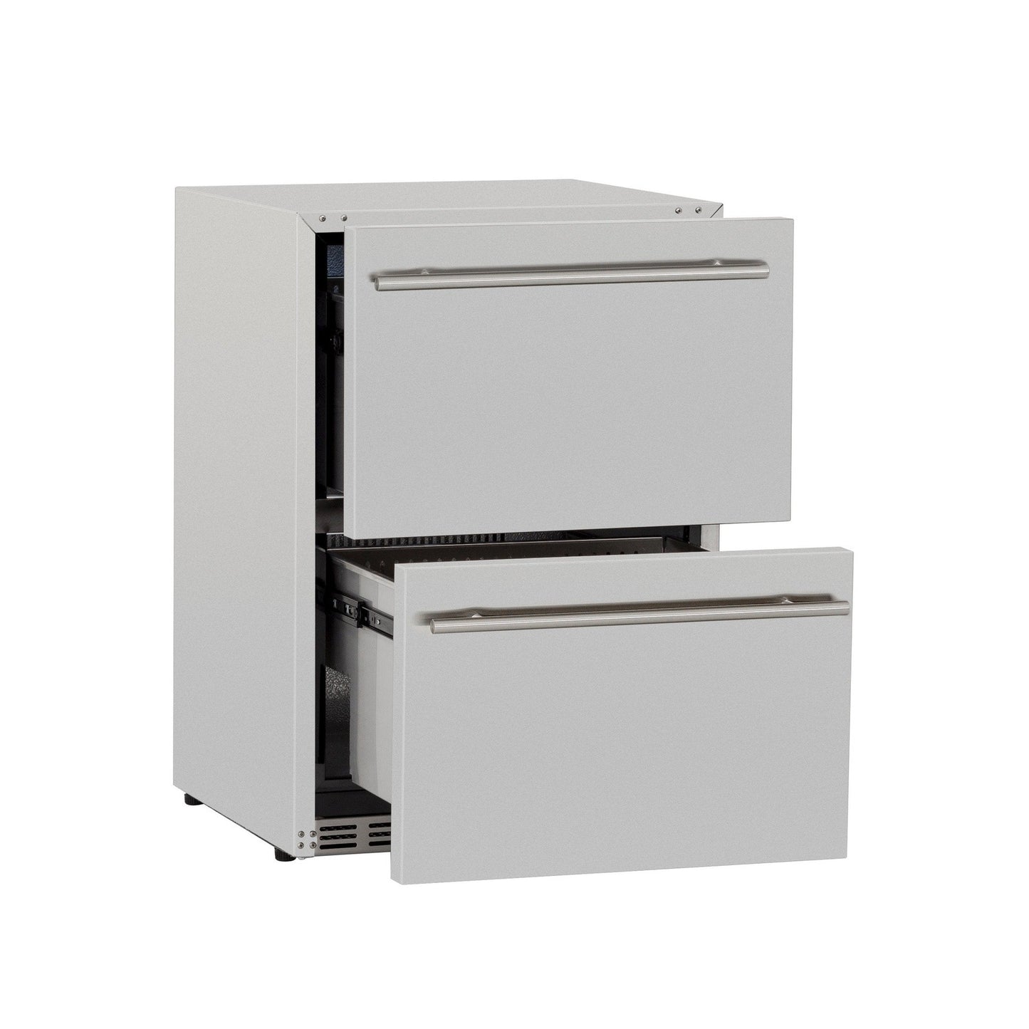Summerset 24 Inch 5.3c Deluxe Outdoor Rated 2-Drawer Refrigerator SSRFR-24DR2