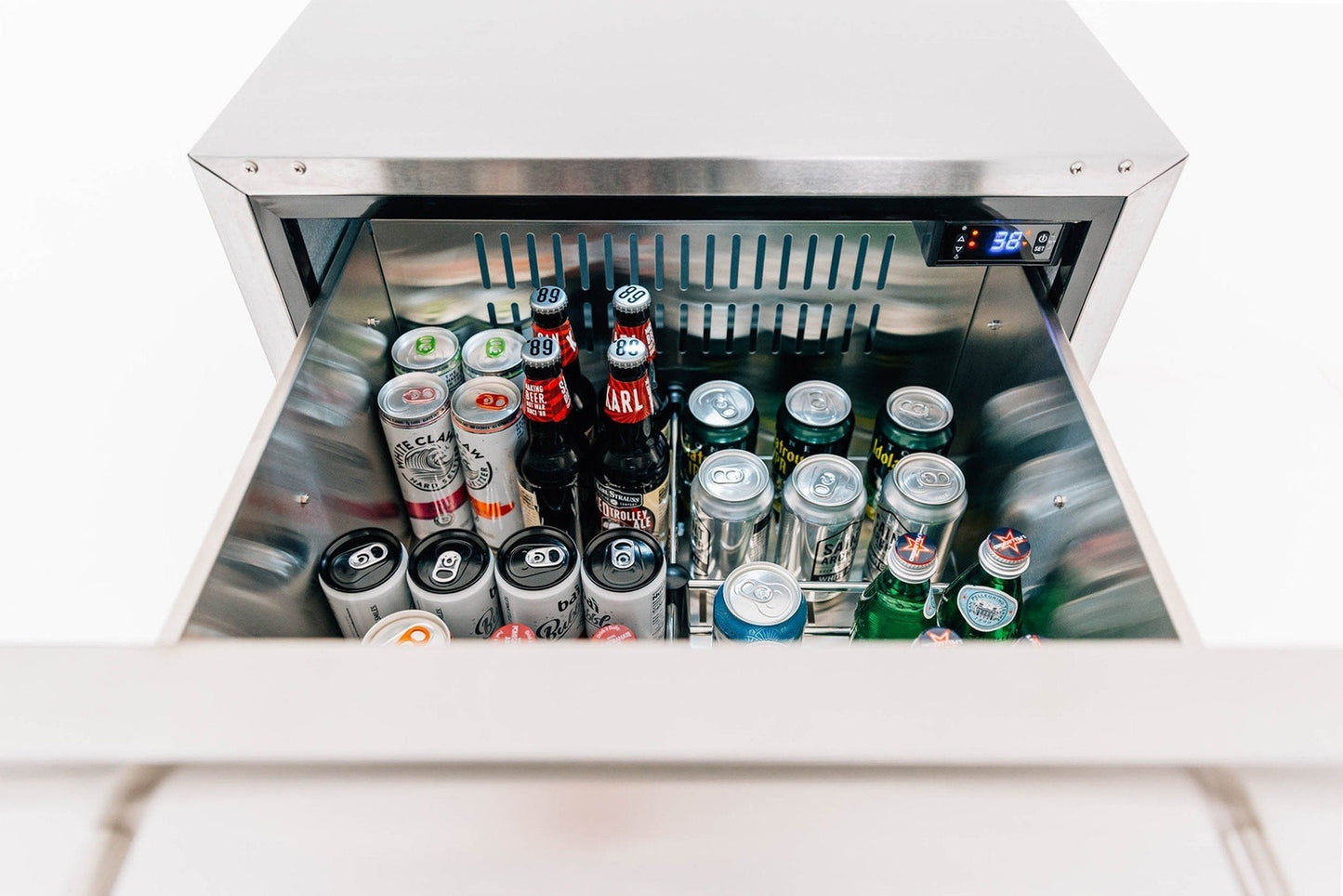 Summerset 24 Inch 5.3c Deluxe Outdoor Rated 2-Drawer Refrigerator SSRFR-24DR2