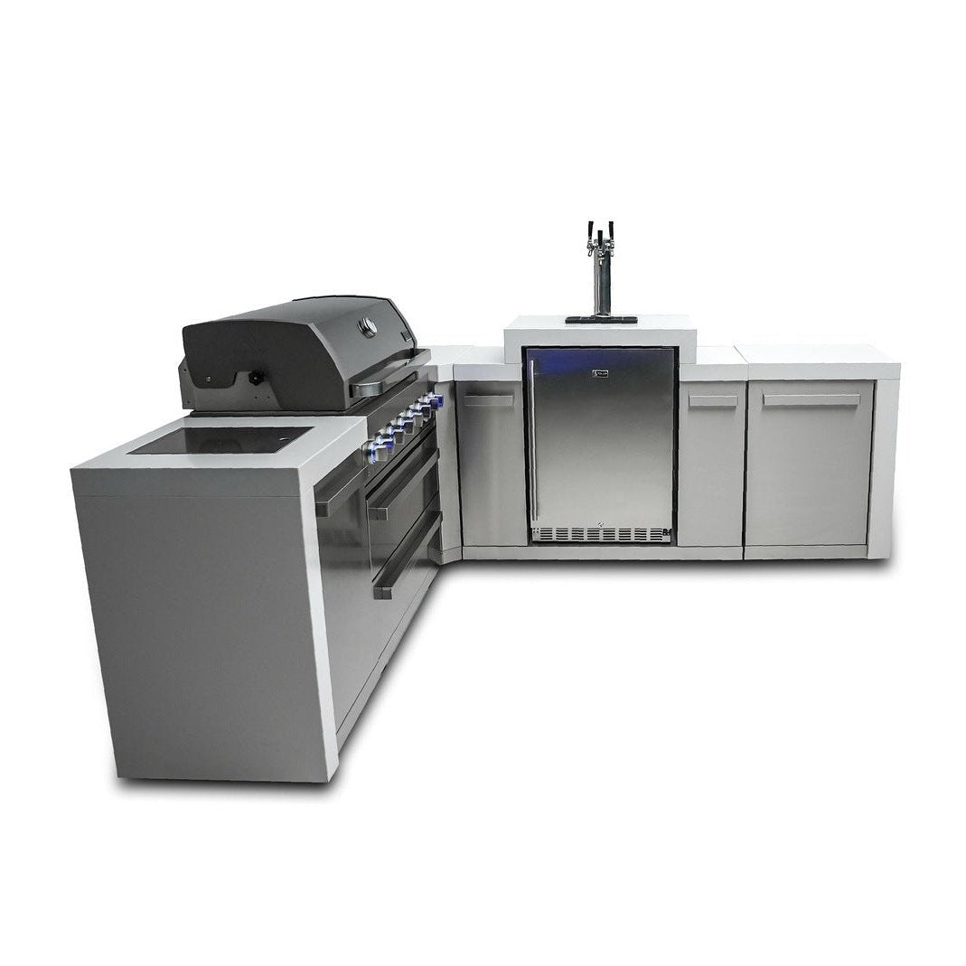Mont Alpi 805 L-Shaped Deluxe Island with Kegerator