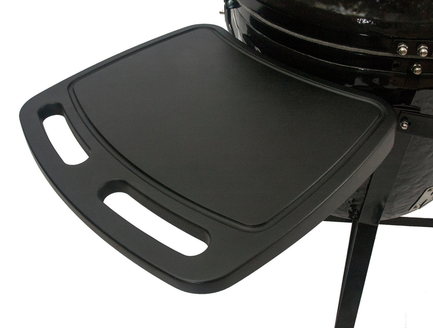 Primo Ceramic Grills Oval X-Large Charcoal All-In-One Heavy-Duty Stand, Side Shelves, Ash Tool and Grate Lifter