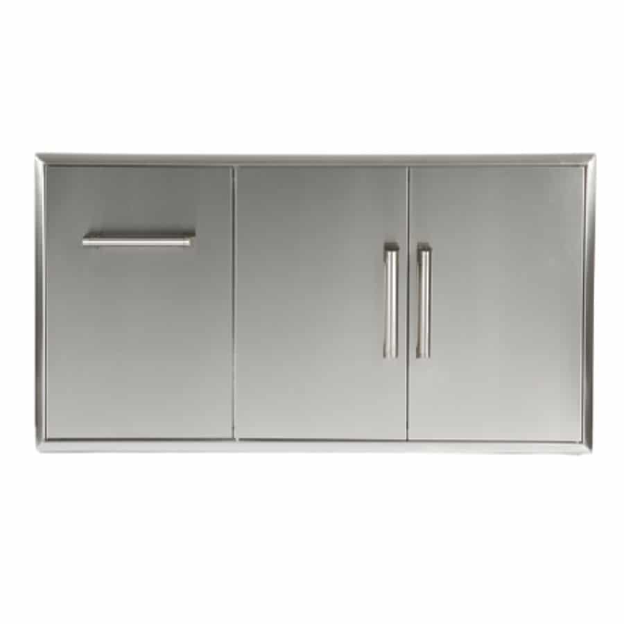 Coyote 45-Inch Double Access Doors With Roll Out Trash or Tank Drawer