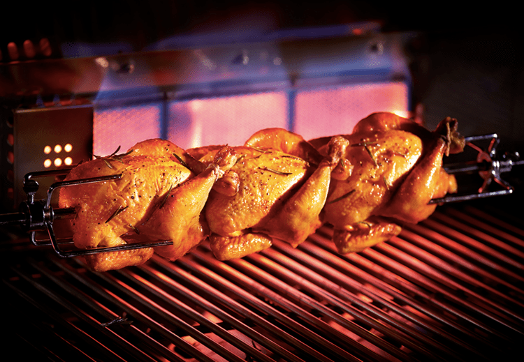 Mont Alpi 805 Built In 44 Inch Grill with Six Burners, Natural Gas and Propane Ready