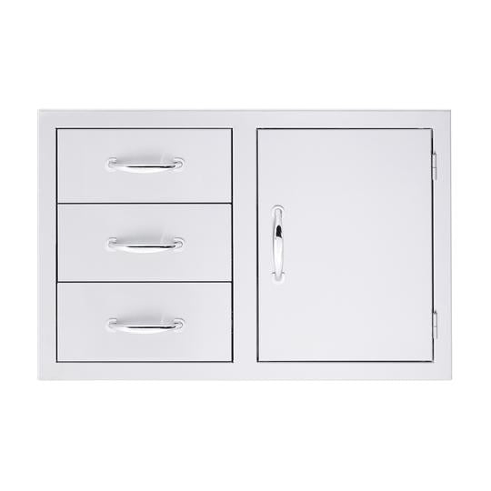 Summerset Professional Grills 33 inch 3 Drawer and Access Door Combo SSDC3-33
