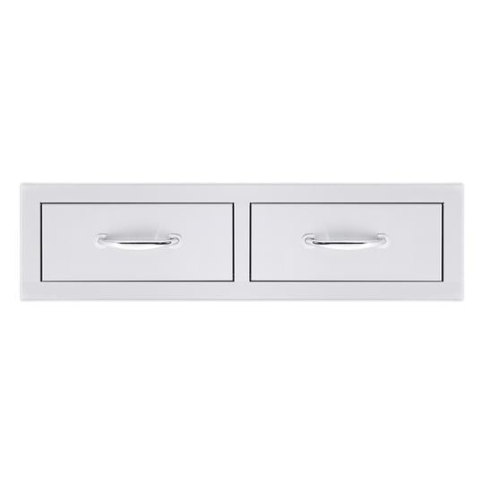 Summerset Professional Grills 32 inch Double Horizontal Drawer SSDR2-32H