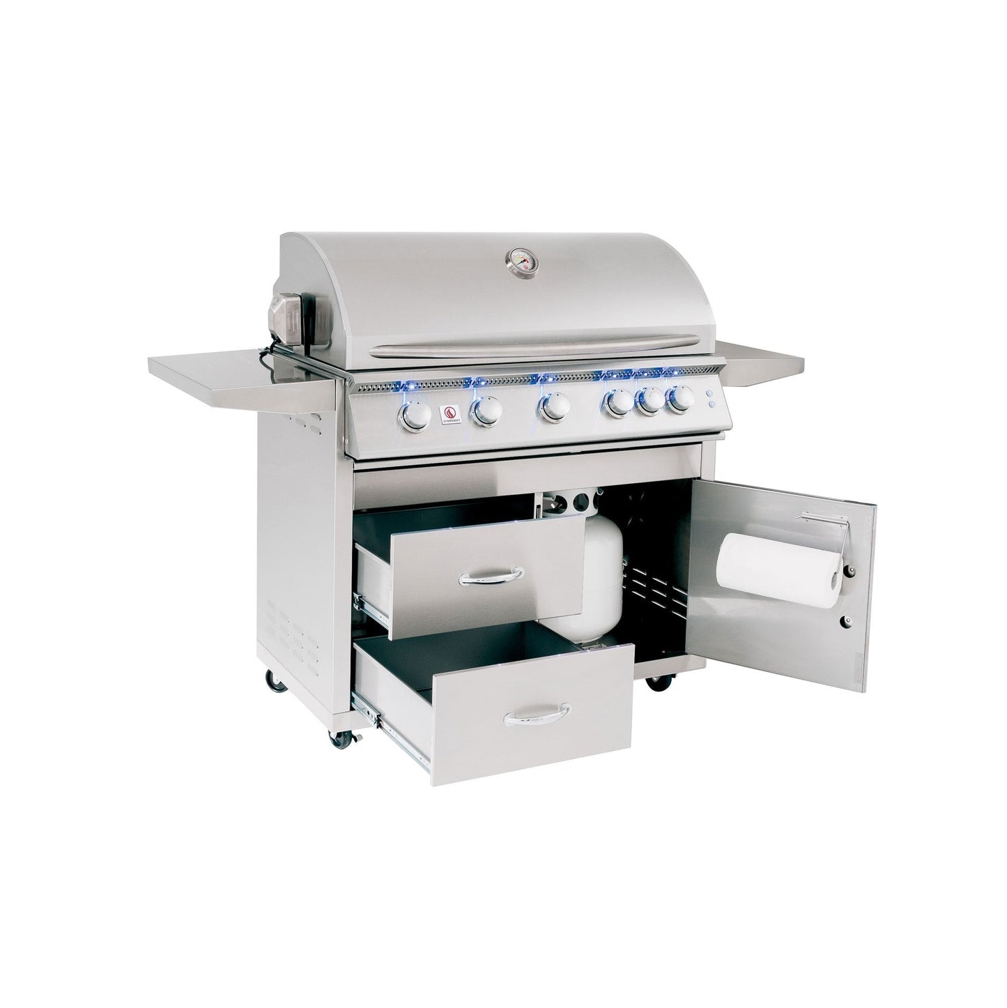 Summerset Sizzler Pro 40 Inch Freestanding Grill with Cart CART-SIZ40-DC