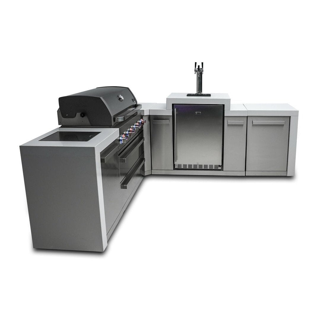 Mont Alpi 805 L-Shaped Deluxe Island with Kegerator
