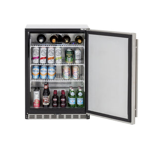 Summerset 24 Inch 5.3c Deluxe Outdoor Rated Refrigerator SSRFR-24D