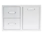 Summerset Professional Grills 33 inch 2 Drawer and Vented LP Tank Pullout Drawer Combo SSDC2-33LP