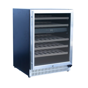 Summerset 24 Inch Outdoor Rated Dual Zone Wine Cooler SSRFR-24WD