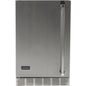 Coyote Outdoor 21 Inch Steel Built in Outdoor Refrigerator, Silver