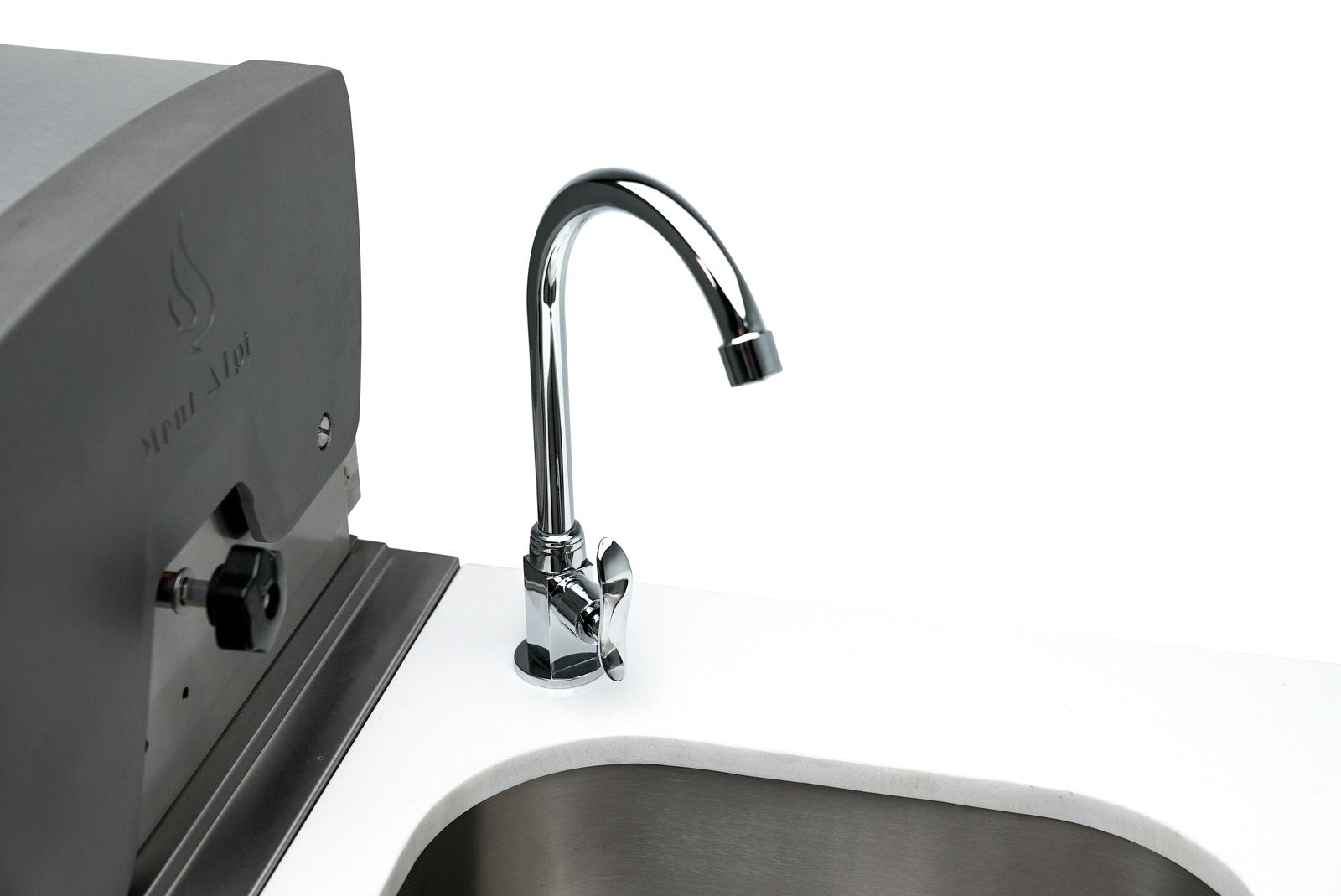 Mont Alpi 805 L-Shaped Island with Kegerator and Beverage Center