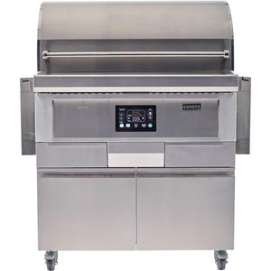 Coyote Outdoor 36 inch Freestanding Pellet Grill with Cart