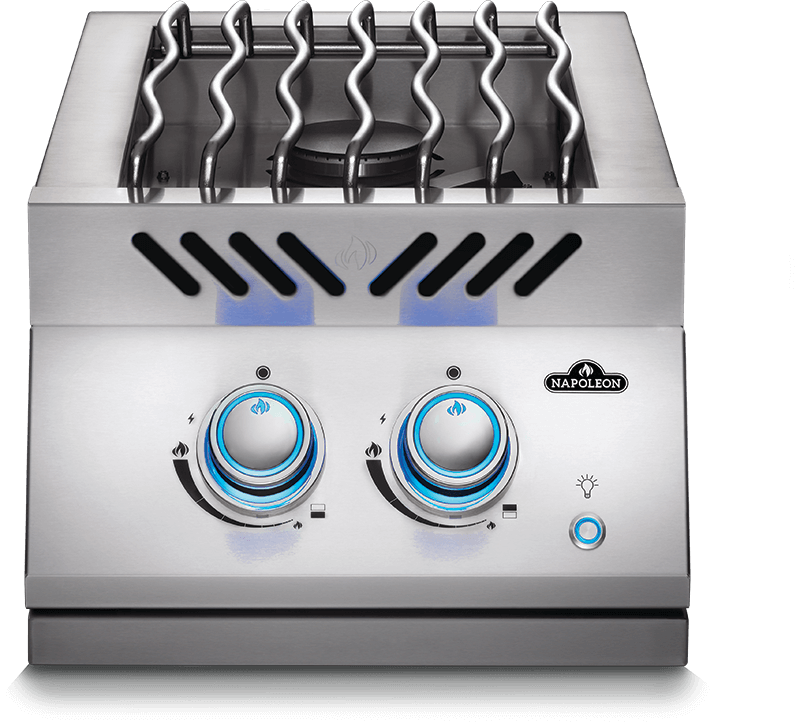 Napoleon BUILT-IN 700 SERIES INLINE DUAL RANGE TOP BURNER with Stainless Steel Cover