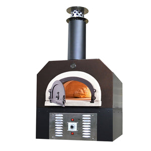 Chicago Brick Oven 750 Hybrid Gas and Wood Commercial Countertop Pizza Oven with Skirt