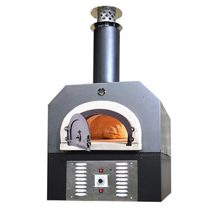 Chicago Brick Oven 750 Hybrid Gas and Wood Commercial Countertop Pizza Oven with Skirt