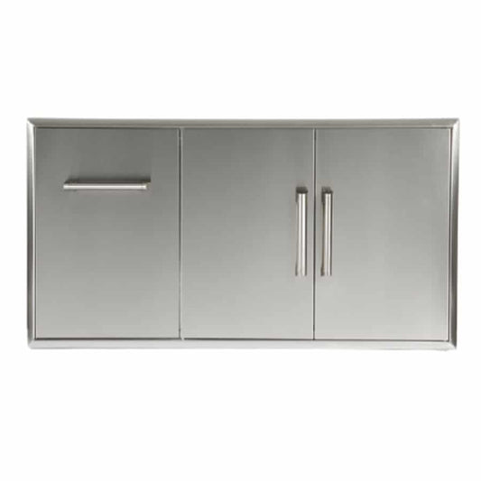 Coyote 45-Inch Double Access Doors With Roll Out Trash or Tank Drawer