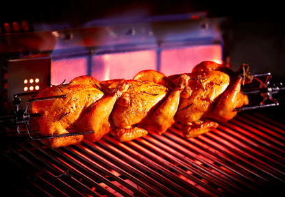 Mont Alpi 400 32 Inch Built In Grill with Four Burners, Natural Gas and Propane Ready