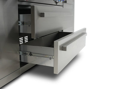 Mont Alpi 805 L-Shaped Island with Kegerator and Beverage Center