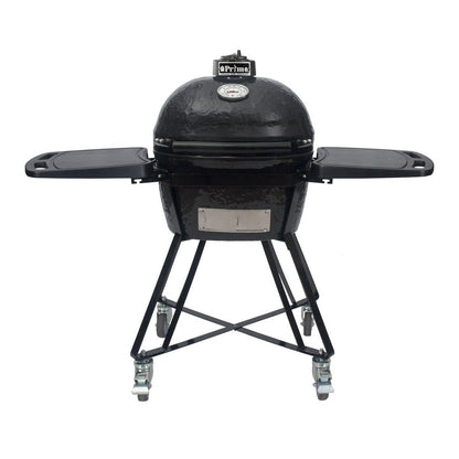 Primo Ceramic Grills Oval Junior All-In-One Heavy-Duty Stand, Side Shelves, Ash Tool and Grate Lifter