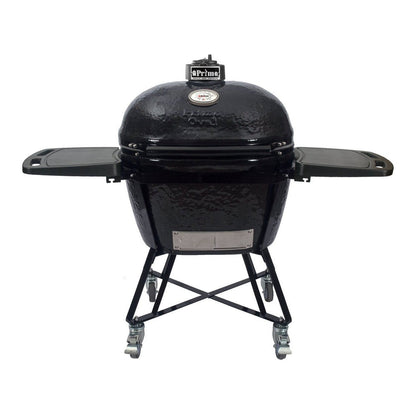 Primo Ceramic Grills Oval X-Large Charcoal All-In-One Heavy-Duty Stand, Side Shelves, Ash Tool and Grate Lifter