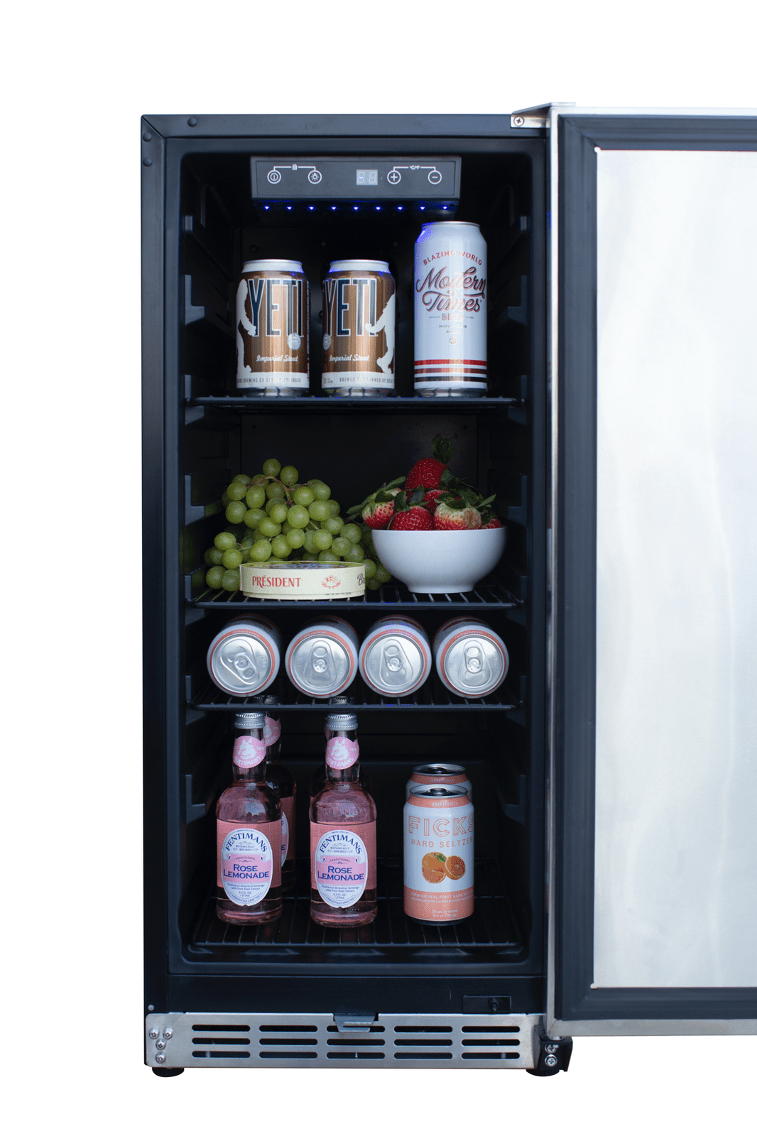 Summerset 15 Inch 3.2C Outdoor Rated Refrigerator SSRFR-15S