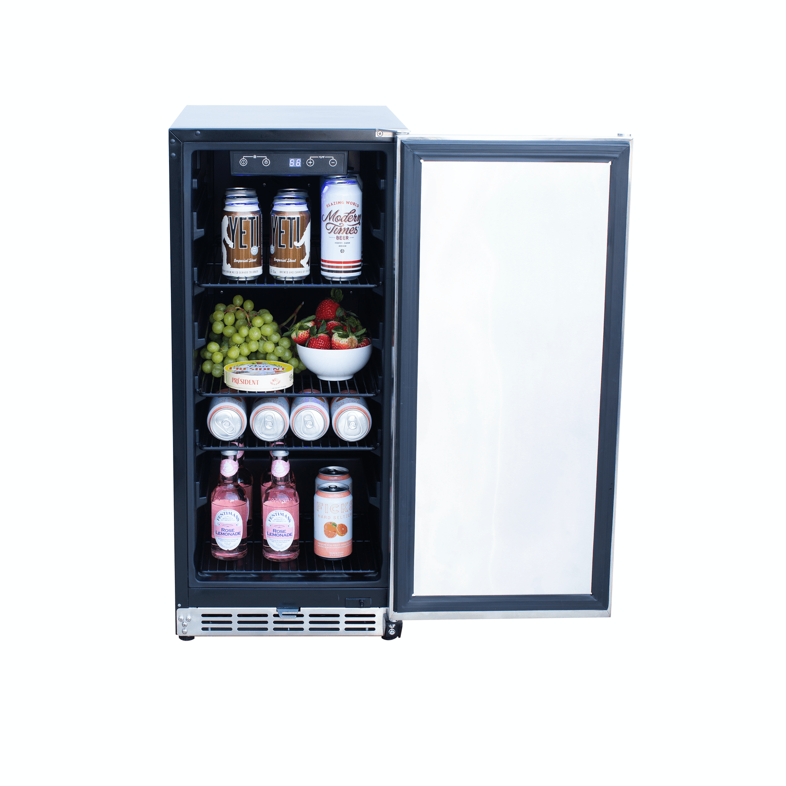 Summerset 15 Inch 3.2C Outdoor Rated Refrigerator SSRFR-15S