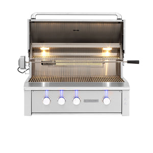 Summerset Alturi 36 inch Built-in Grill with Stainless Steel 304 Stainless Steel Main Burners & Rotisserie Back Burner ALT36T