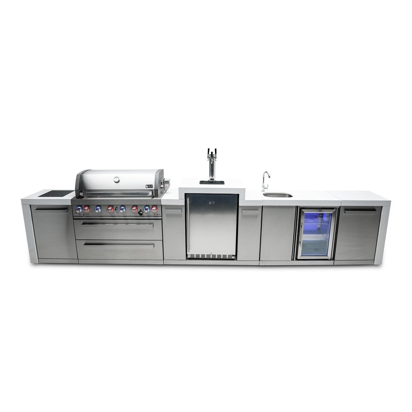 Mont Alpi 805 15-Foot Deluxe Island with a Kegerator and a Beverage Center