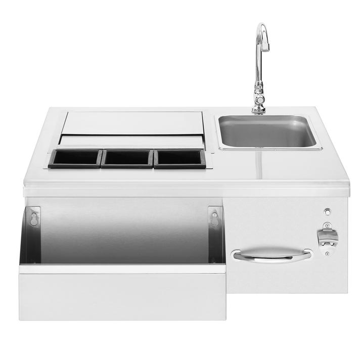 Summerset Professional Grills 30 inch Beverage and Prep Station with LED Ilumination SSBC-30L