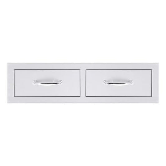 Summerset Professional Grills 32 inch Double Horizontal Drawer SSDR2-32H