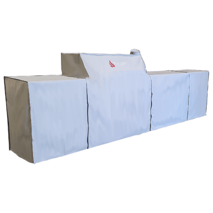 Mont Alpi 400 Deluxe Island with Beverage Center Cover / Complete Set, Weather Resistant - COVMAI400-BEV