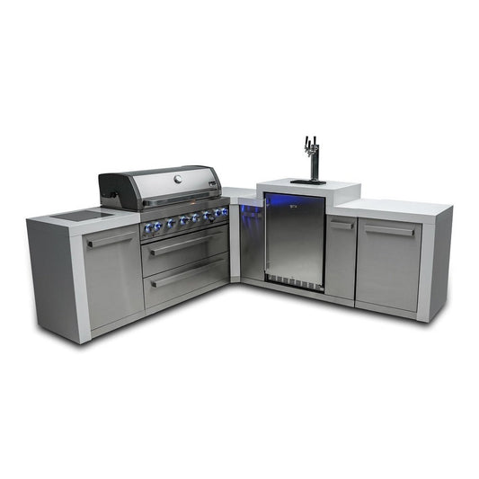 Mont Alpi 805 L-Shaped Deluxe Island with Kegerator