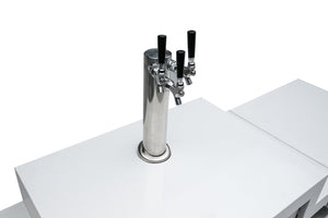 Mont Alpi 805 L-Shaped Island with Kegerator and Beverage Center