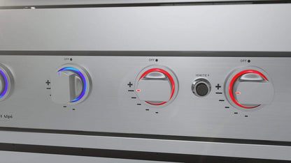 Mont Alpi 805 U-Shaped Deluxe Island with 6-Burner Grill, 2 Infrared Burners, Stainless Steel - MAi805-D45