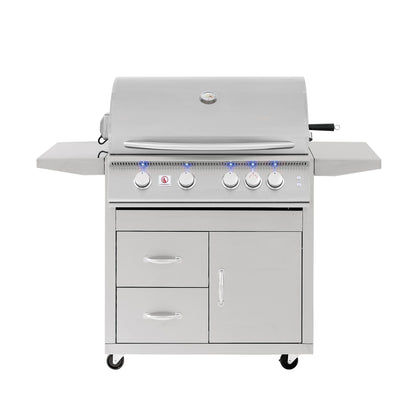 Summerset Sizzler Pro 32 Inch Freestanding Grill CART-SIZ32-DC