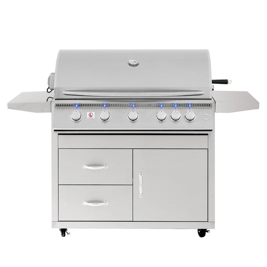 Summerset Sizzler Pro 40 Inch Freestanding Grill with Cart CART-SIZ40-DC