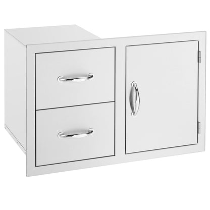 Summerset Professional Grills 30 inch 2 Drawer and Access Door Combo SSDC2-30