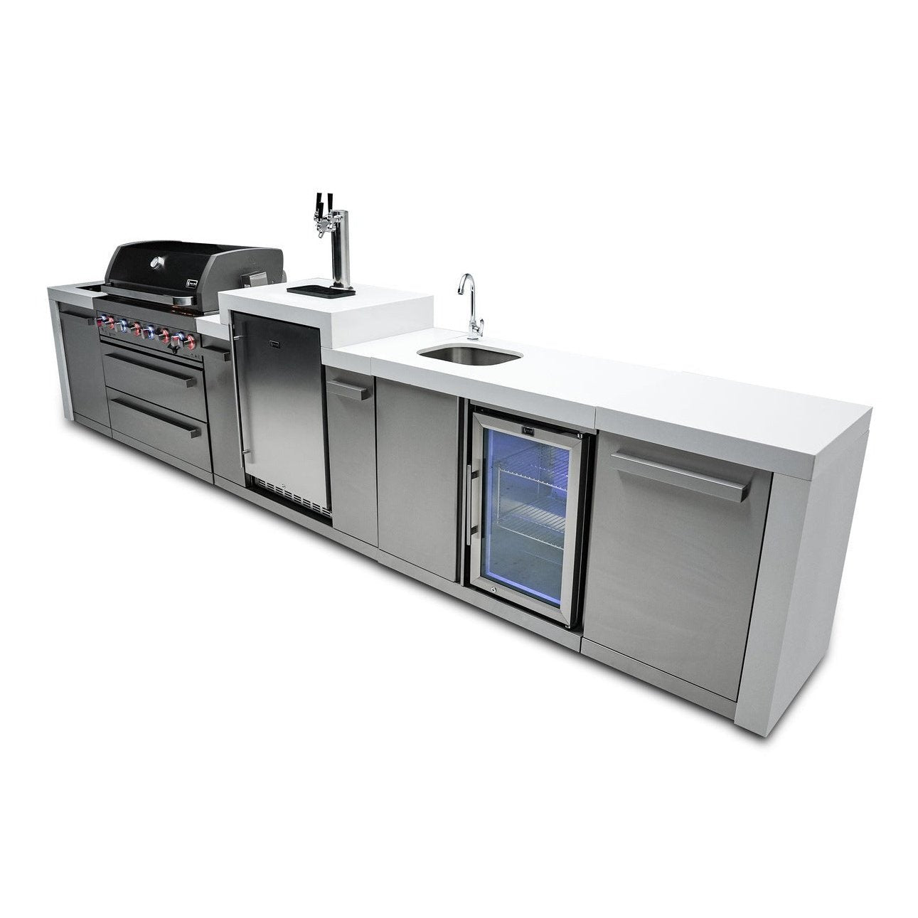 Mont Alpi 805 15-Foot Deluxe Island with a Kegerator and a Beverage Center